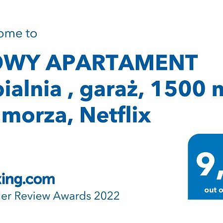 "Nowy Apartament" Sypialnia , Garaz, 1500 M Od Morza, Netflix Gdansk Dış mekan fotoğraf